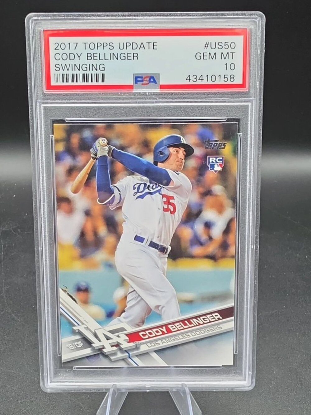 2017 Topps Update Series - Cody Bellinger #US50 Batting (RC)